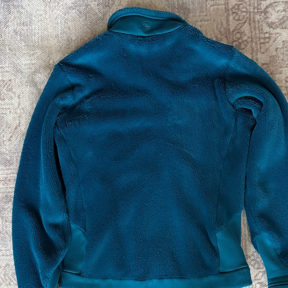 Mountain Hardwear Blue Fleece Sherpa Jacket, full zip - Picture 4 of 5